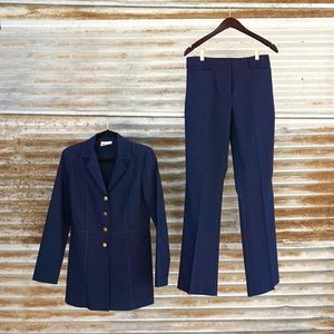 Denim Pant Suit
